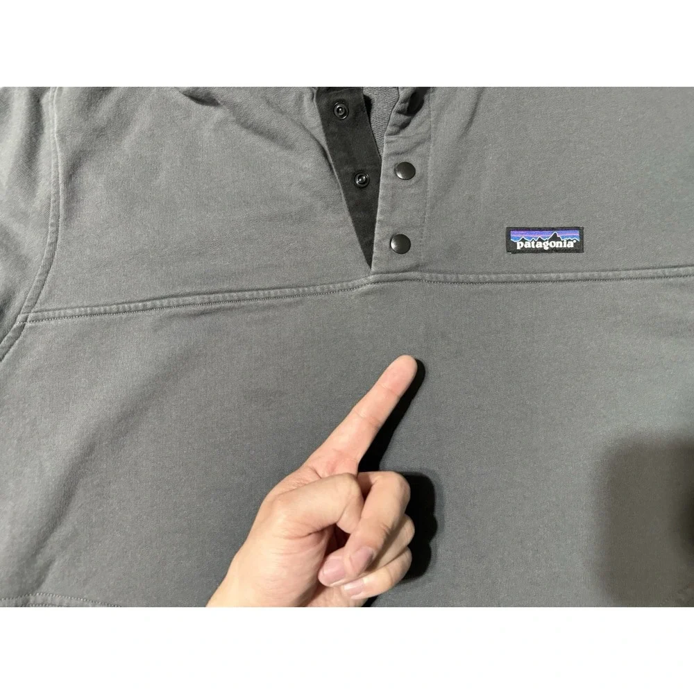 Patagonia Men's XL Snap-T Fleece Pullover Sweatshirt Mock Neck Button Pockets - Picture 5 of 12